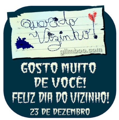 Mensagens para o dia do vizinho