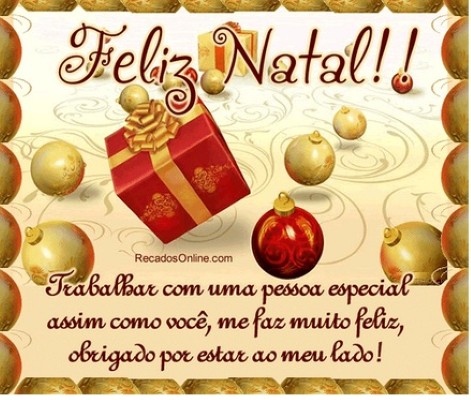 Mensagens de feliz Natal para amigos de trabalho