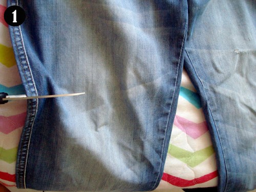 Passo a passo transformação de calça jeans em shorts(Foto:divulgação).