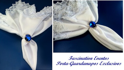 Detalhes em azul royal para casamento (Foto:Divulgação)