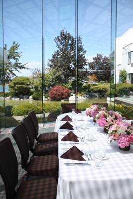 Decoração para casamento  marrom a rosa (Foto:Divulgação). 