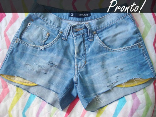 Como fazer shorts hot pants (Foto:divulgação).