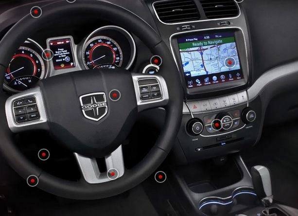 Interior Journey (Foto: Dodge Brasil/divulgação)