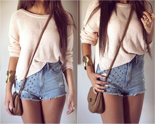 Faça você mesmo shorts decorados (Fotos: Divulgação).