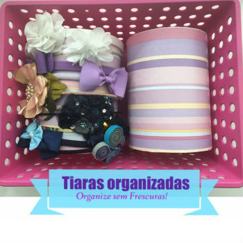 Organizador de tiaras de cabelo passo a passo