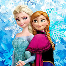 Molde de papel das princesas de Frozen