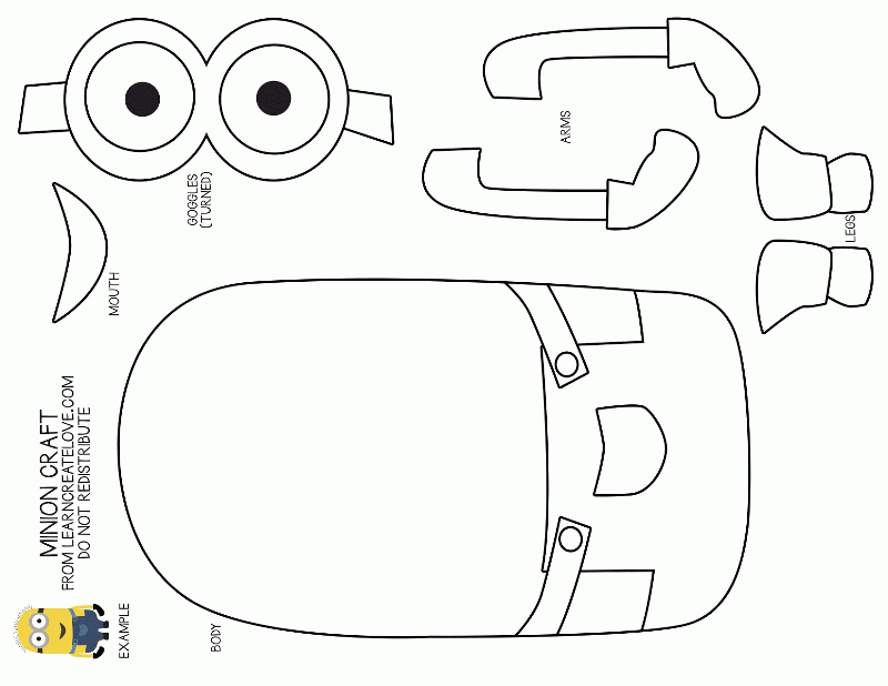 Moldes De Minions En Foami Para Imprimir Buscar Con G - vrogue.co