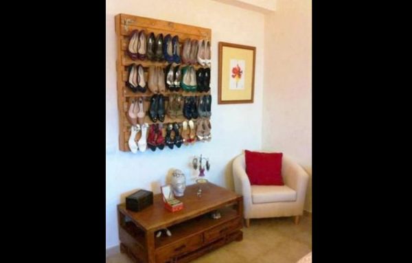 decor com pallets sapateira