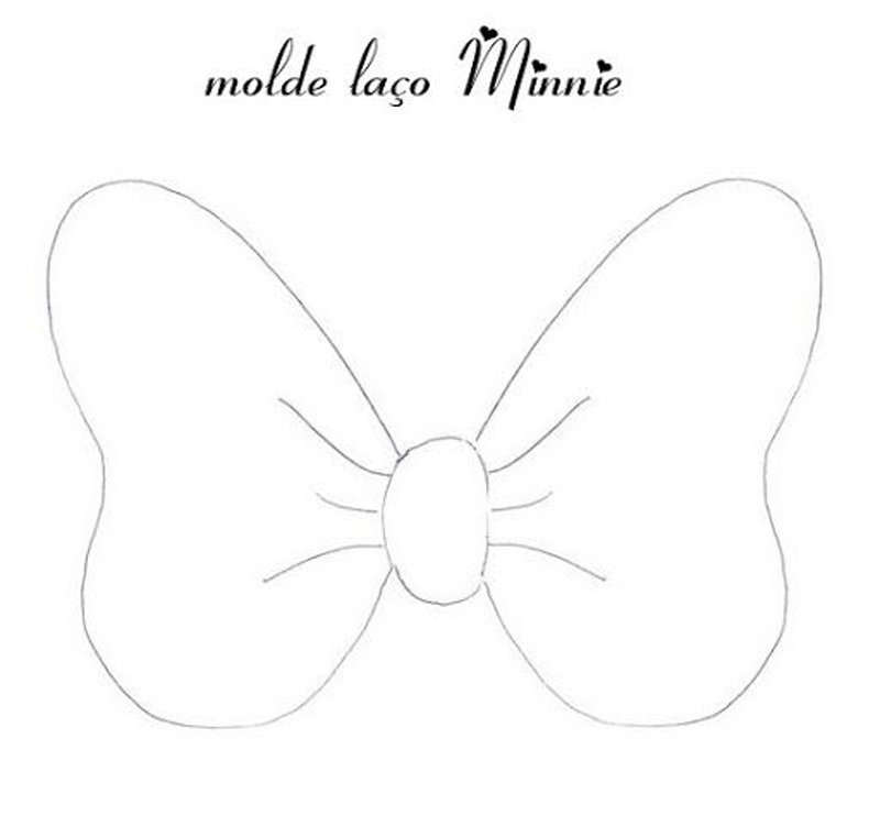 Como Fazer Laço de EVA da Minnie