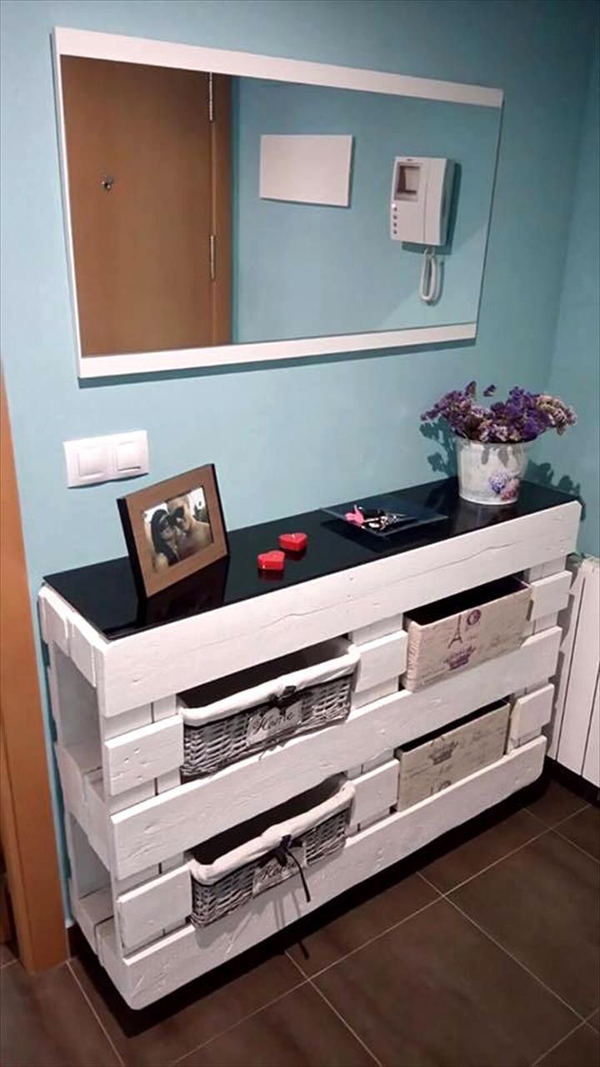decor com pallets organizador