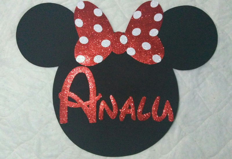 lacinho da minnie de eva com nome