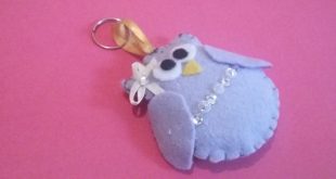 Chaveiro de Feltro: Moldes e Passo a Passo
