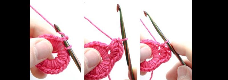 flor de crochê tutorial 