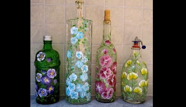 decoração com reciclagem  com garrafas