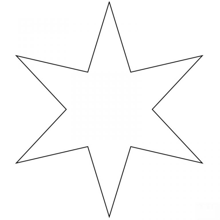 Molde de Estrela para Imprimir: 15 Modelos para Recortar