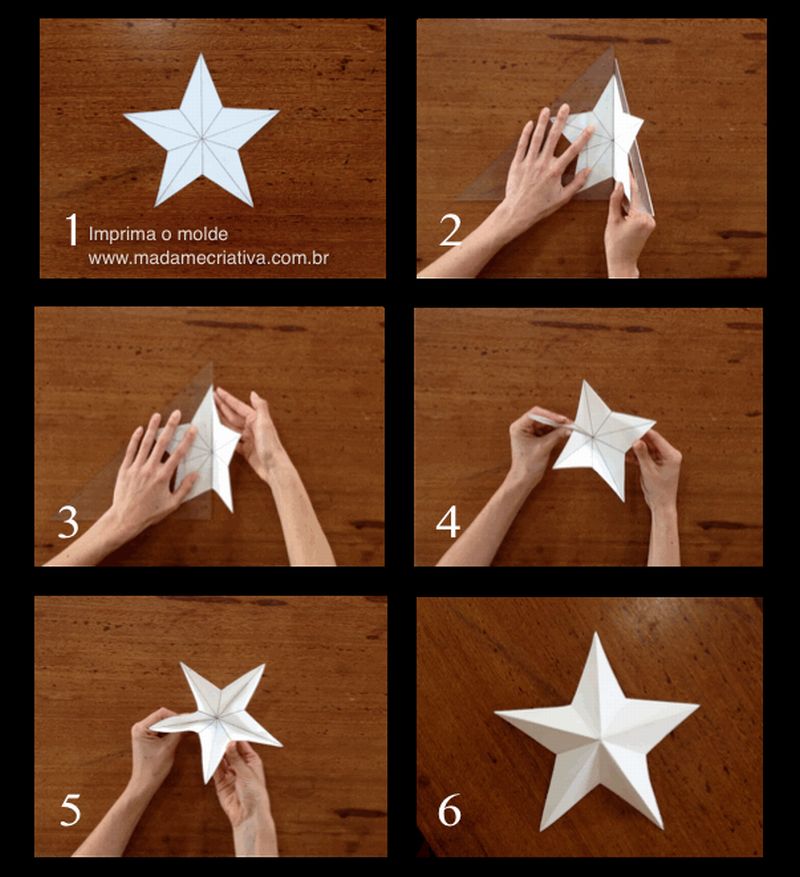 como fazer estrela