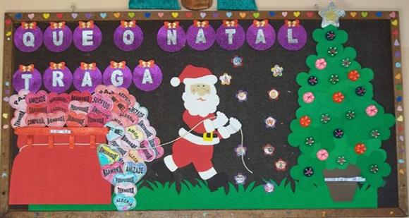 Painel de Natal para Escola: ideias, imagens