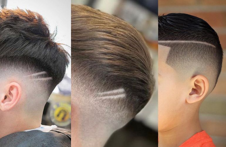 Corte com Risquinho no Cabelo, Listras, Desenhos em ETC