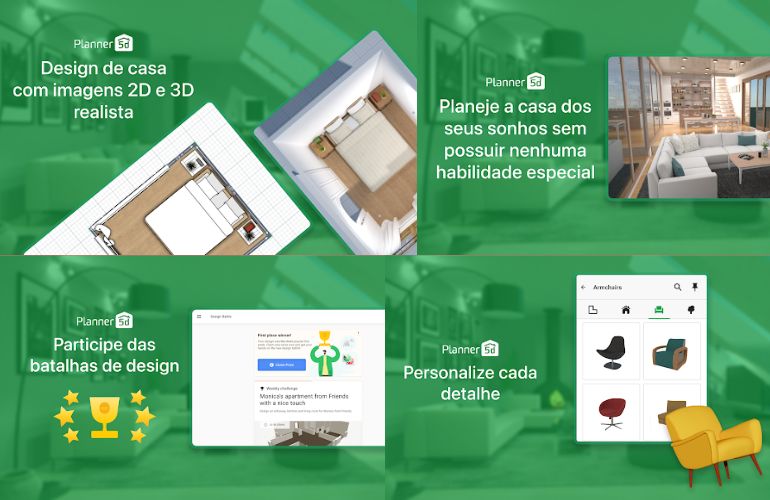 melhor app Decoração de interior de casa