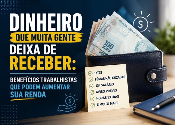 Dinheiro que muita gente deixa de receber: benefícios trabalhistas que podem aumentar sua renda